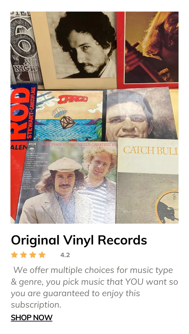 Original Vinyl Records - Your Genre Picks - 6 LPs