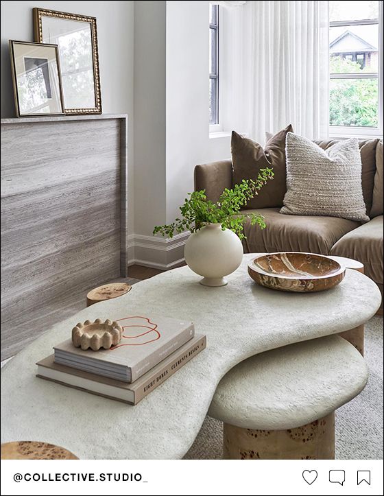 sassolino burl wood tables