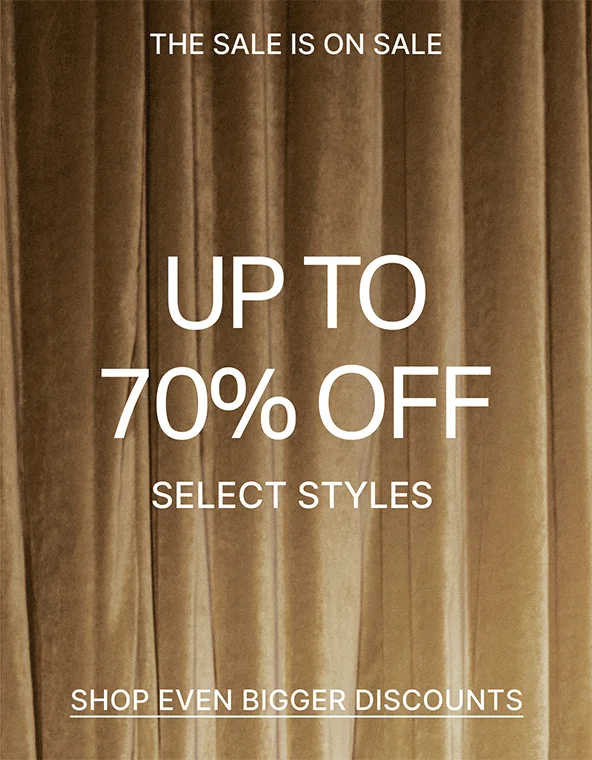 THE SALE IS ON SALE