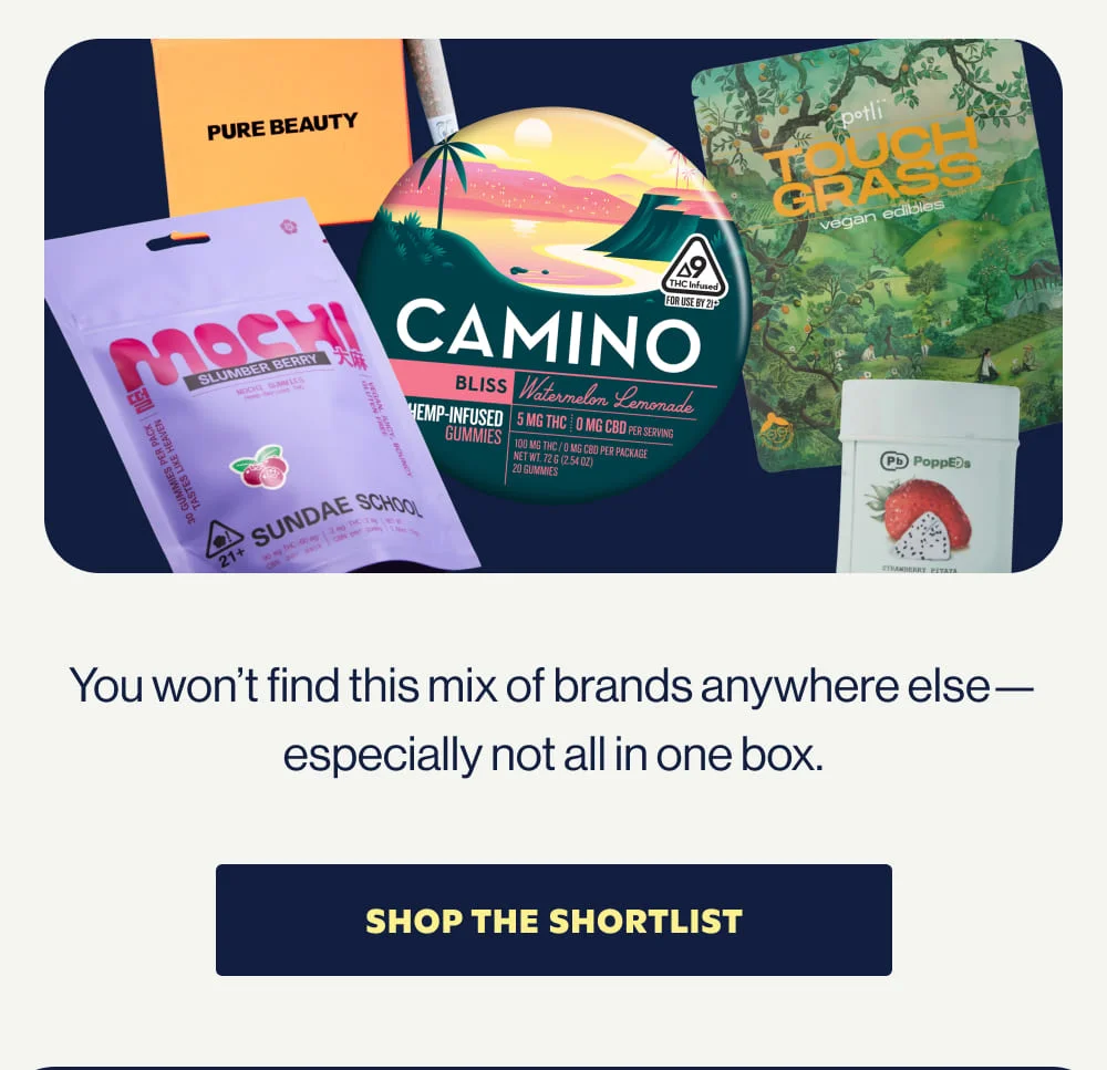You won't find this mix of brands anywhere else— especially not all in one box.