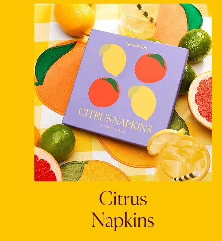 Citrus Cocktail Napkins