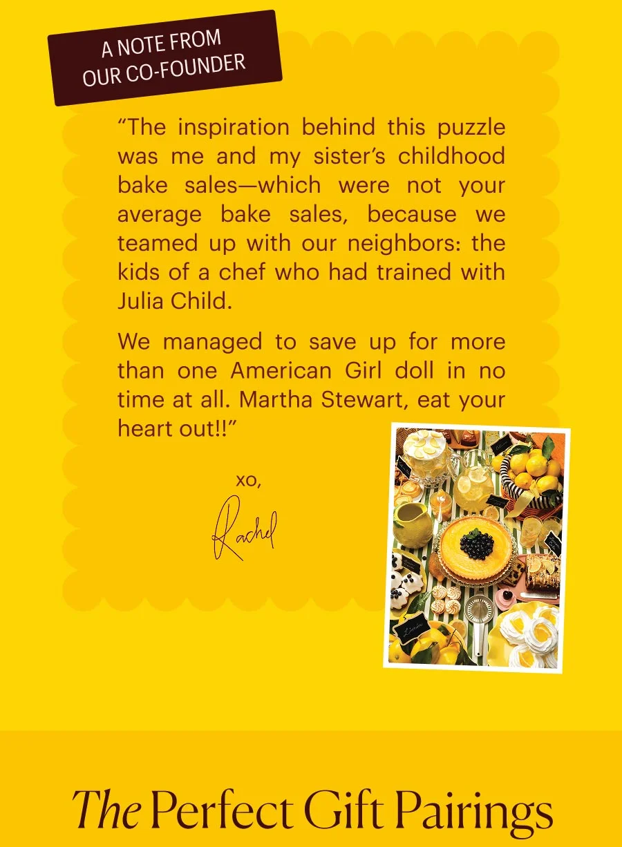 A Note From Our Co-Founder - The inspiration behind the puzzle
