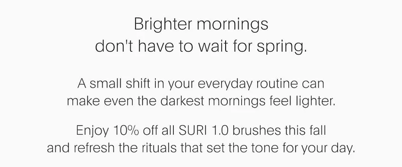 Brighter mornings don't have to wait for spring.