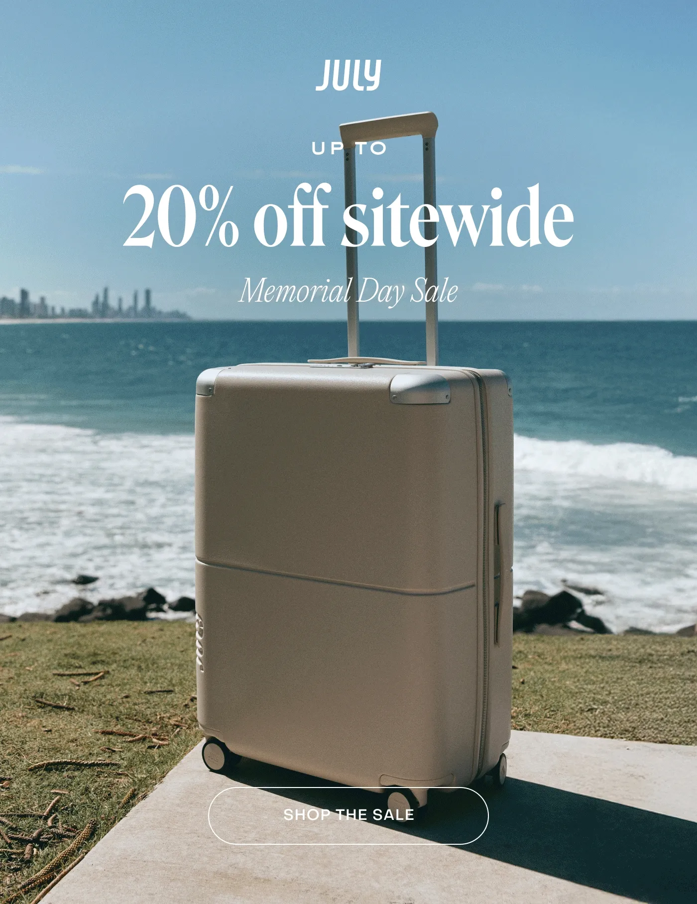 up to 20% off sitewide. Memorial Day Sale