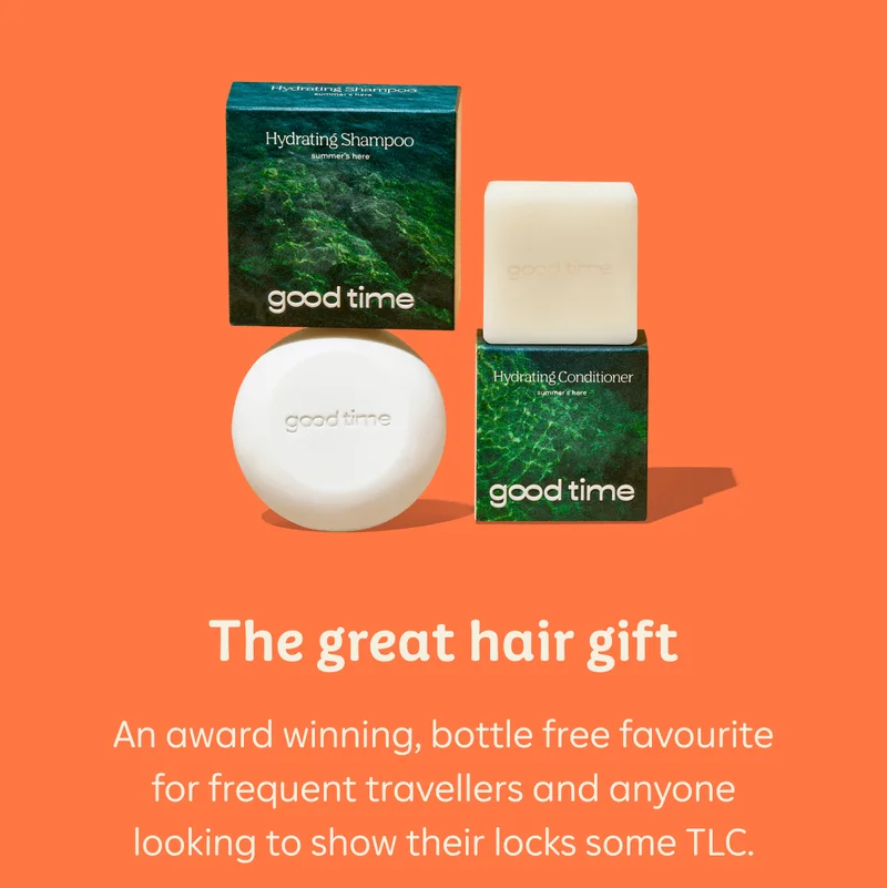 The great hair gift  An award winning, bottle free favorite for frequent travellers and anyone looking to show their locks some TLC.