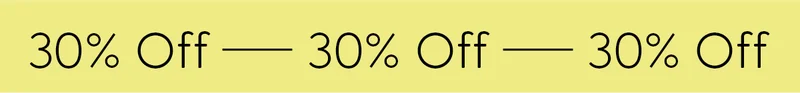 30% Off