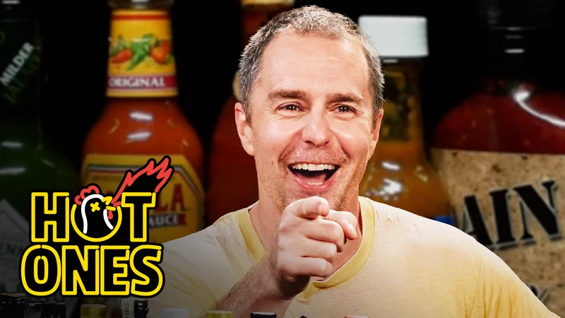 Sam Rockwell on Hot Ones.