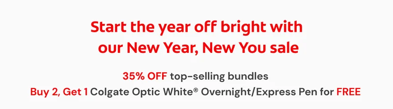 Start the year off bright with our New Year, New You sale