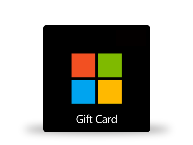 Microsoft Gift Cards.