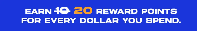 Earn 20 reward points Earn 20 reward points