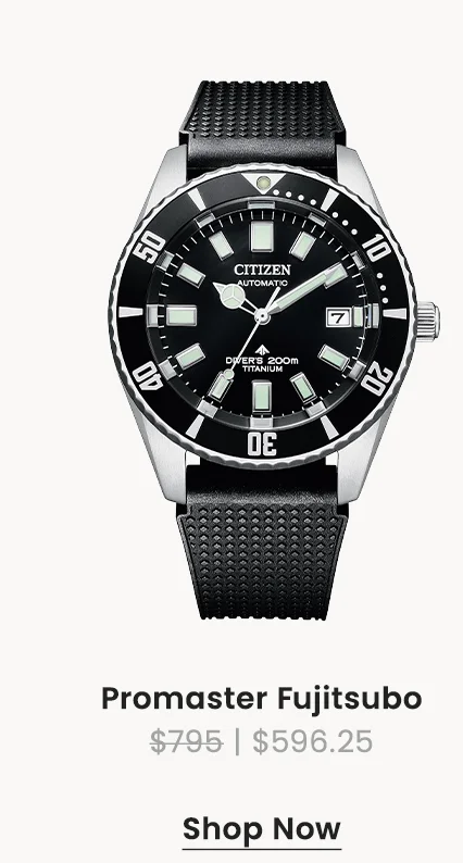 Promaster Fujitsubo- WAS: $795  NOW: $596.25 Shop Now