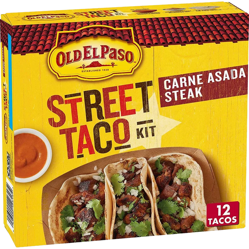Image of Old El Paso Carne Asada Steak Street Taco Kit