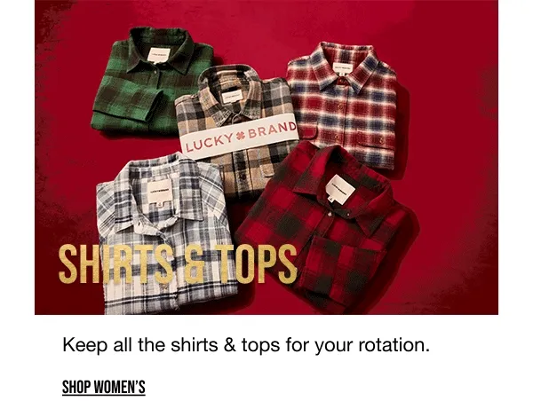 Shirts & Tops Shop Women's
