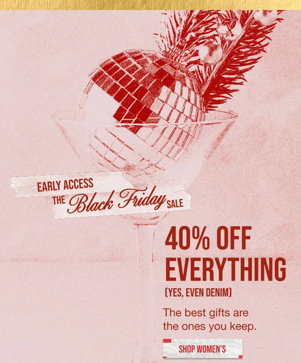 40% off Everything Shop Women's