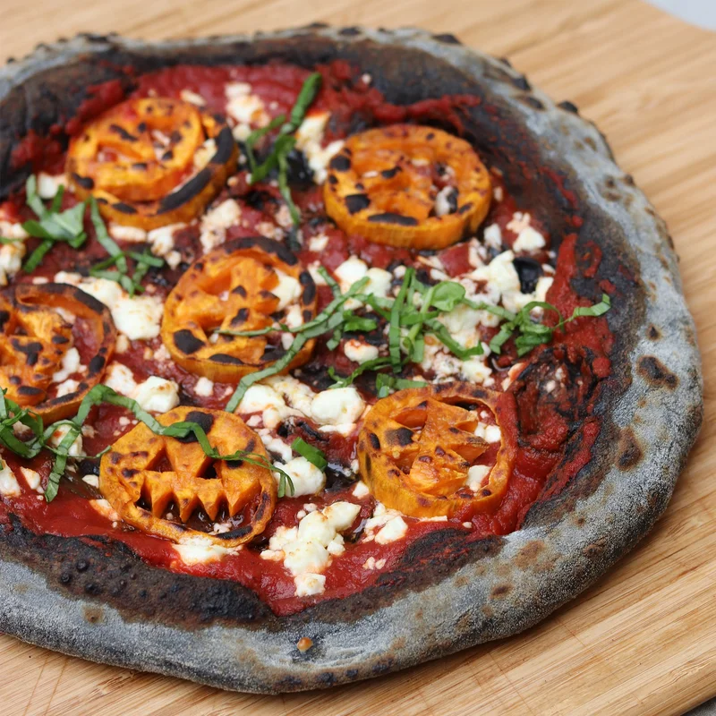 Activated Charcoal Black Dough Pizza