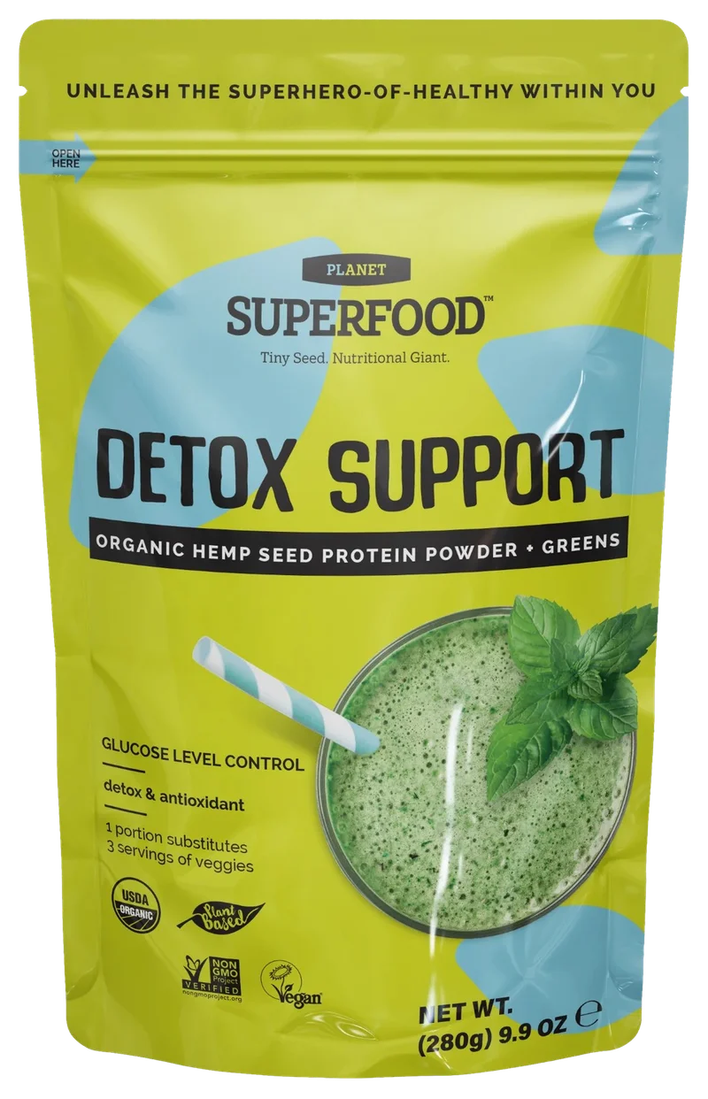 Image of Planet Superfood Organic Hemp Seed Protein - Supergreens