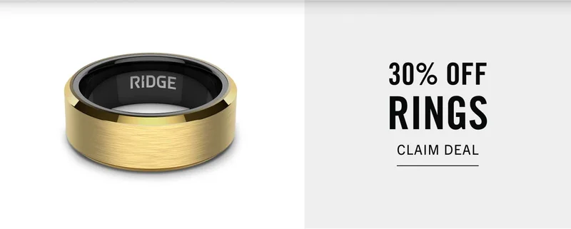 Up to 30% Off Rings | Claim Deal