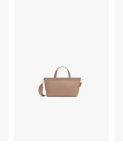 Mini Easy Zipper Tote Cappuccino