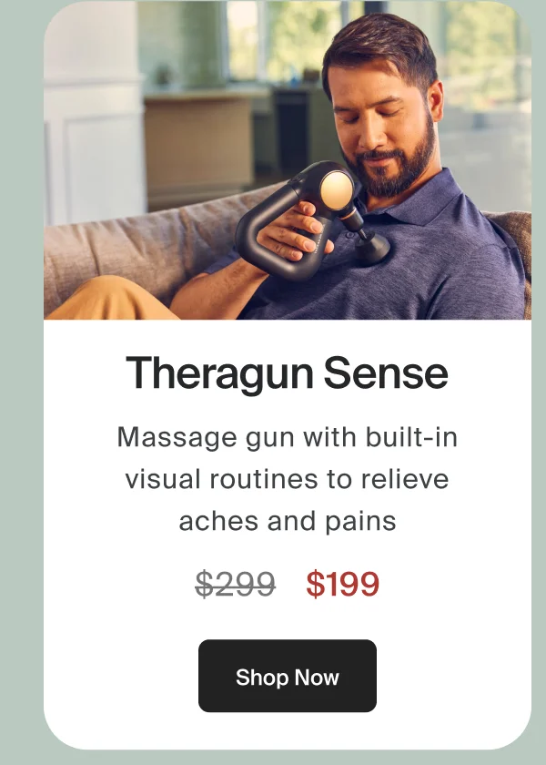Theragun Sense | $199 | Shop Now