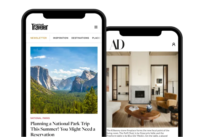 Condé Nast Traveler & Architectural Digest