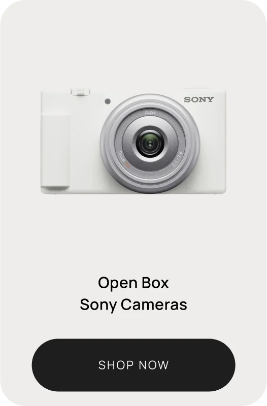 Open Box Sony Cameras