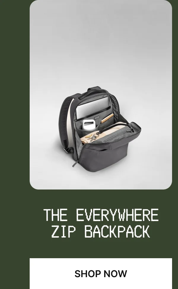 The Everywhere Zip Backpack