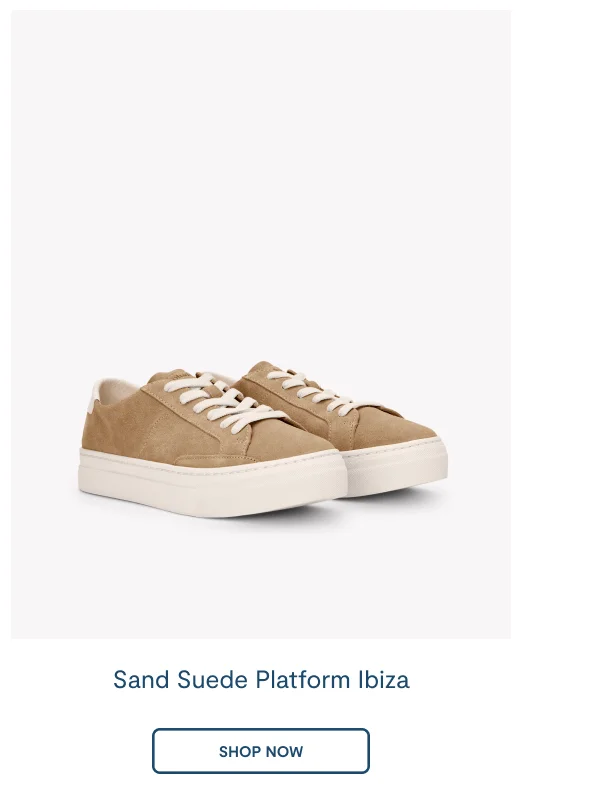 The Ibiza Platform Sand Tan