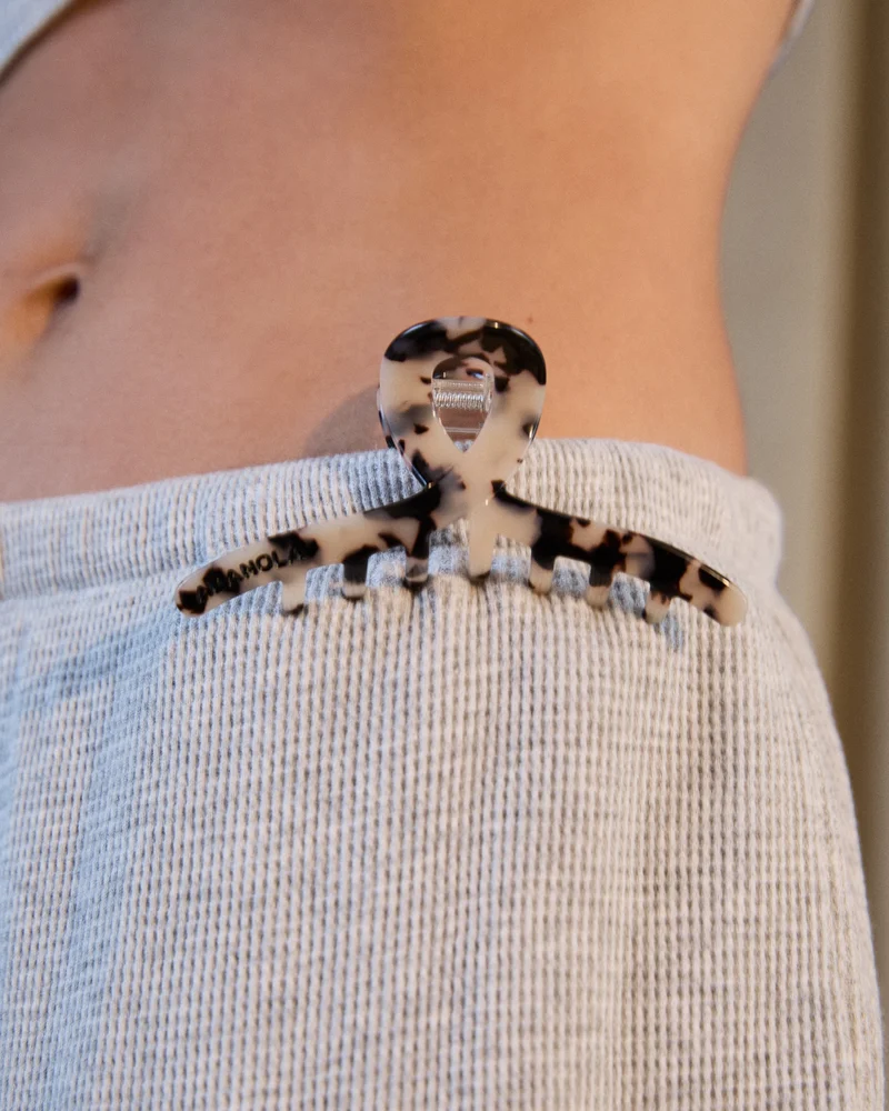 Tortoise Hair Clip - Brown