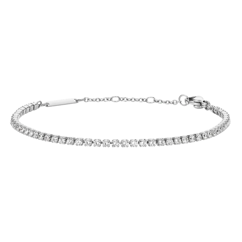 Image of Classic Tennis Bracelet Silver