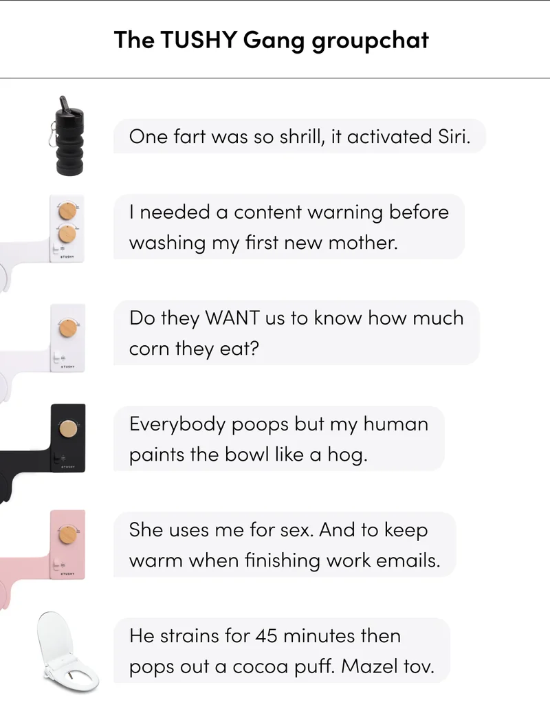 THE TUSHY GANG GROUPCHAT