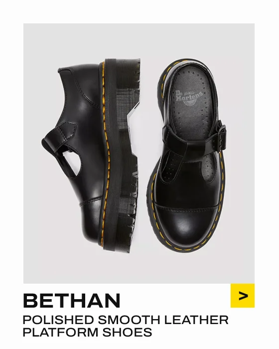 BETHAN POLISHED SMOOTH LEATHER PLATFORM SHOES