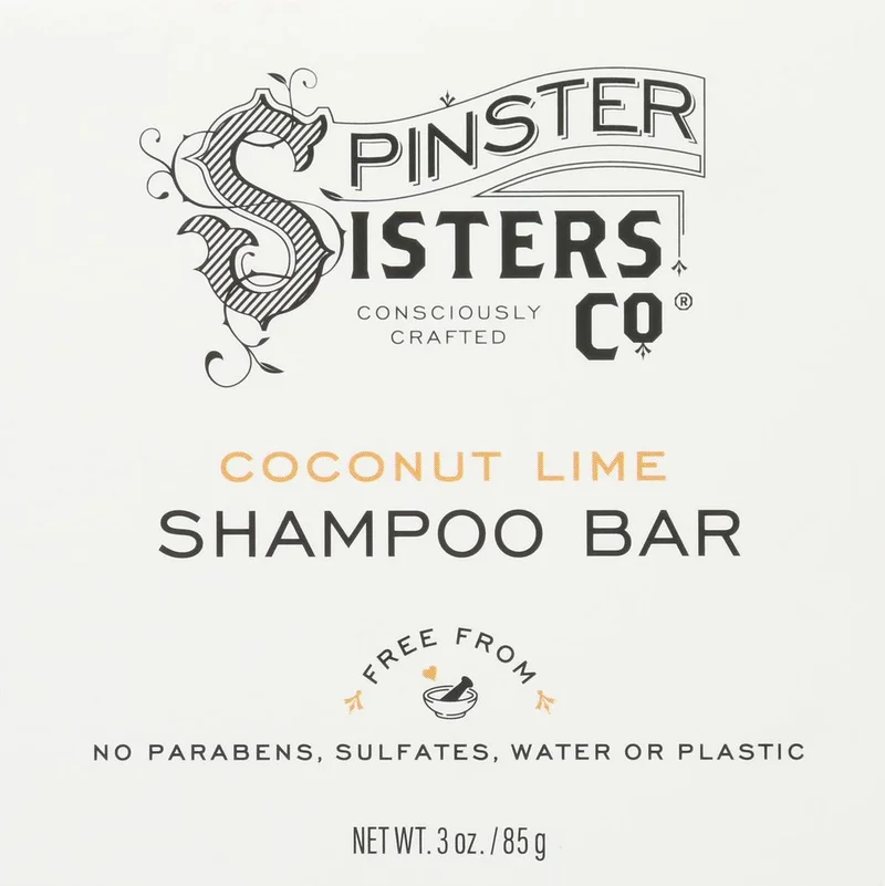 Image of Spinster Sisters Coconut Lime Shampoo Bar