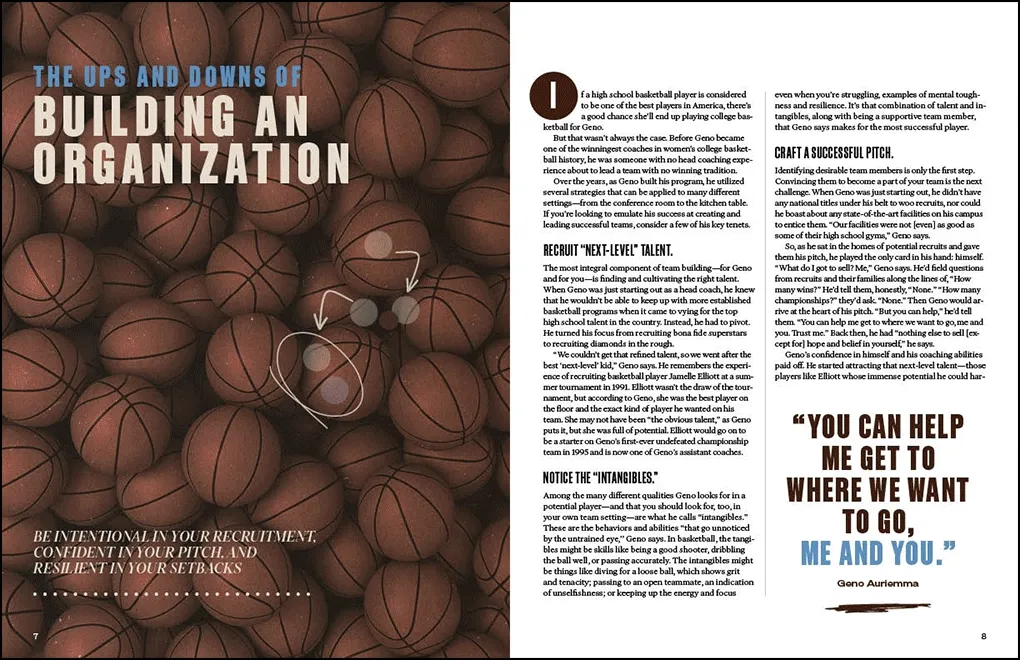 Geno Auriemma’s Class Guide