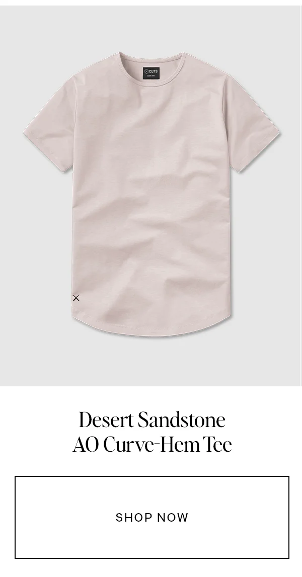 Desert Sandstone AO Curve-Hem Tee