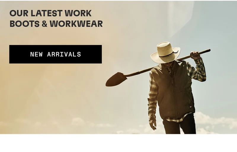 Our latest work boots & workwear. New Arrivals