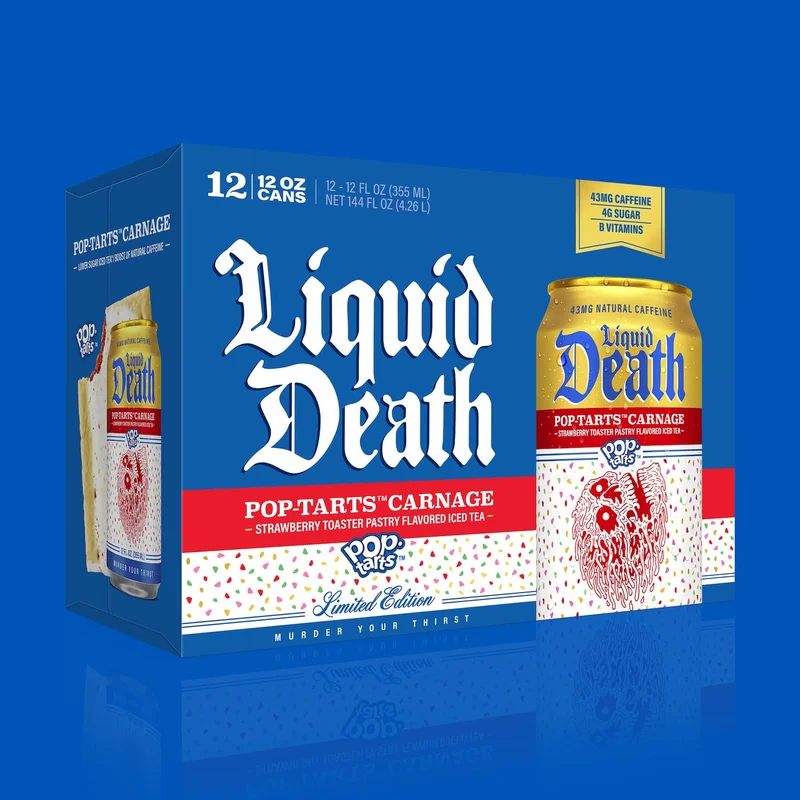 Liquid Death Pop Tarts