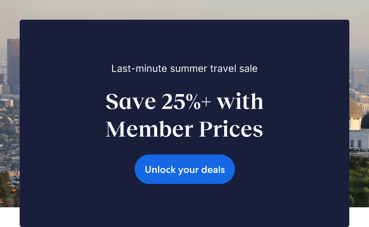 Book your last-minute summer trip