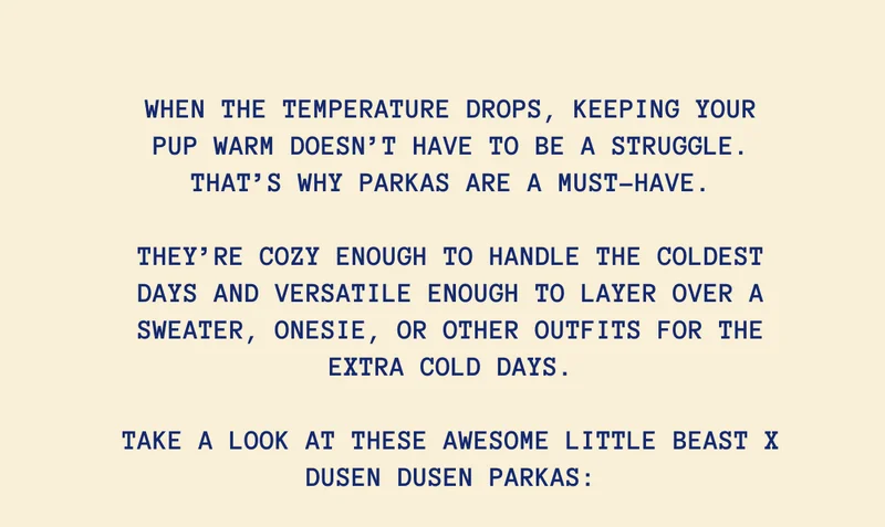 When the temperature drops, keeping your pup warm doesn’t have to be a struggle.