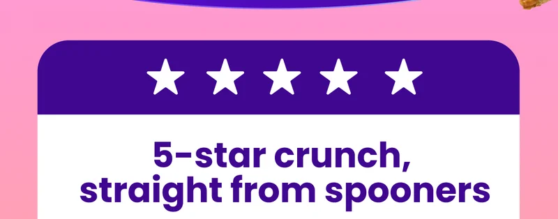 5-star crunch, straight from spooners