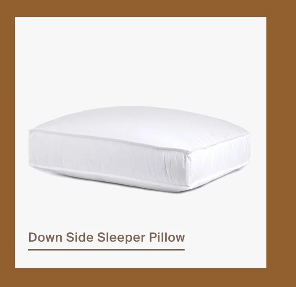 Down Side Sleeper Pillow
