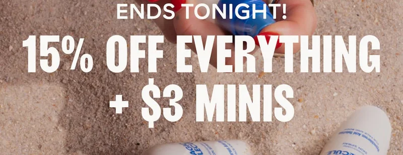 15% off everything