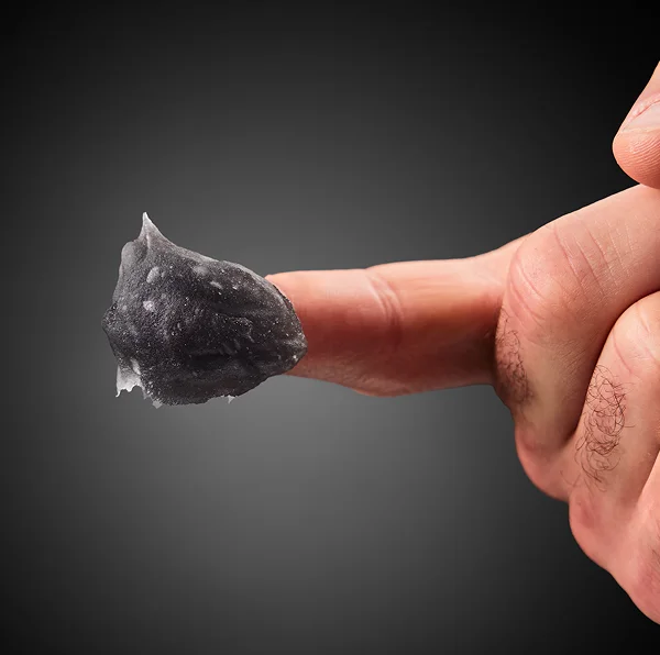 black frost gel texture
