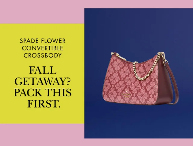 SPADE FLOWER CONVERTIBLE CROSSBODY