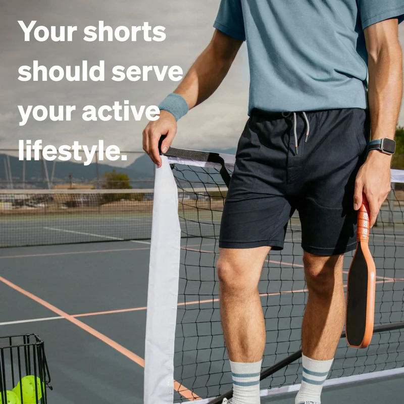 Your shorts should serve your active lifestyle.