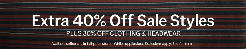 Extra 40% Off Sale Styles
