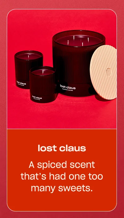 lost claus: a spiced scent that's had one too many sweets.