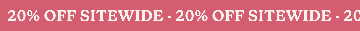 Take 20% Off Sitewide