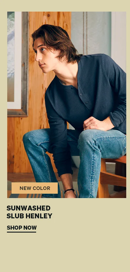 Sunwashed Slub Henley