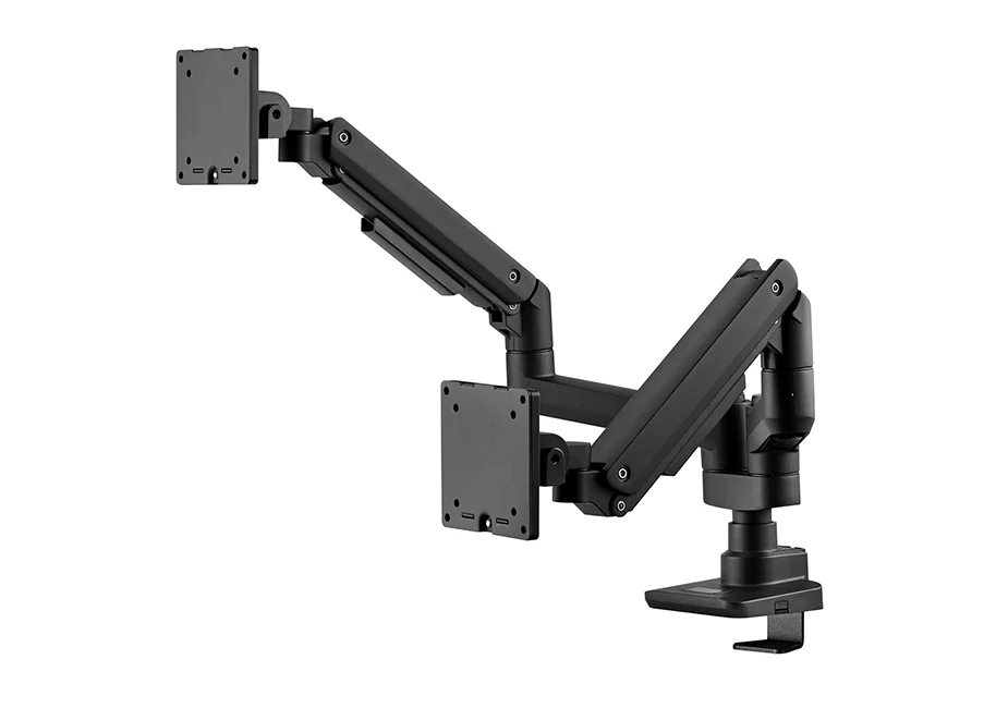Heavy Duty Dual Monitor Gas Spring Desk Mount