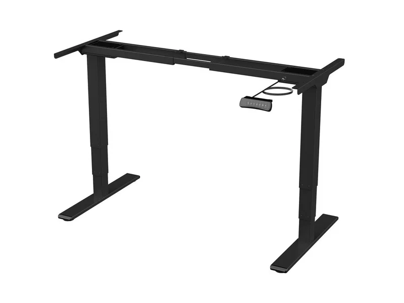 Height Adjustable Electric Sit-Stand Desk Frame In Black